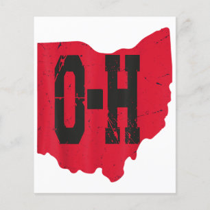 Lámina Amo Mi Guión Hogar Ohio Buckeye State