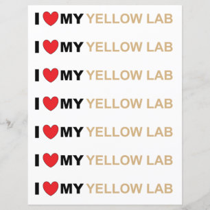 Lámina Amor amarillo réflex