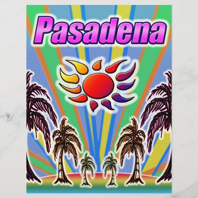 Lámina Amor de verano de Pasadena (Anverso)