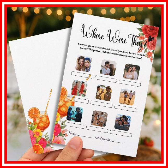 Lámina Amor en el primer Spritz ¿Dónde estaban los juegos (Subido por el creador)