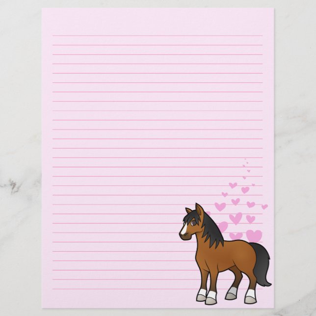 Lámina Amor por los Caballos (Anverso)