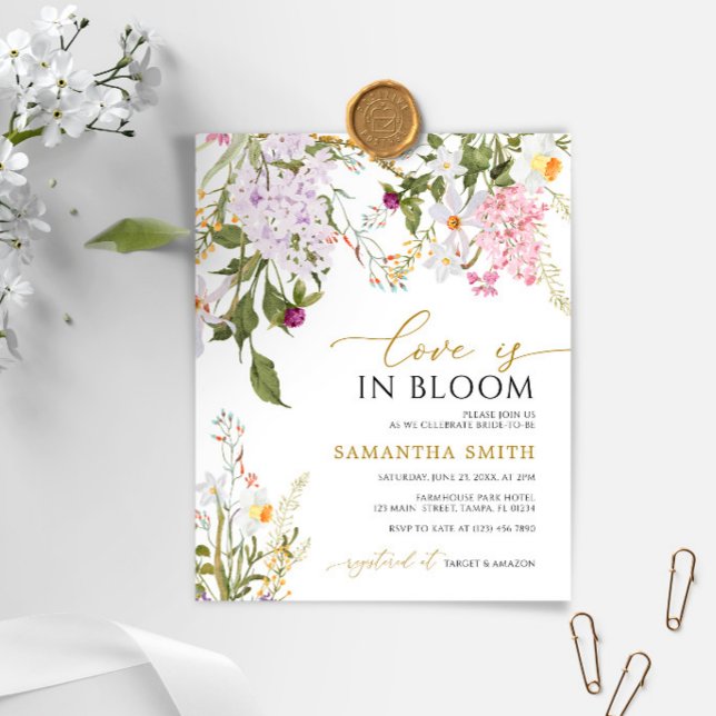 Lámina Amor PRESUPUESTARIO en flores silvestres en flor (Subido por el creador)