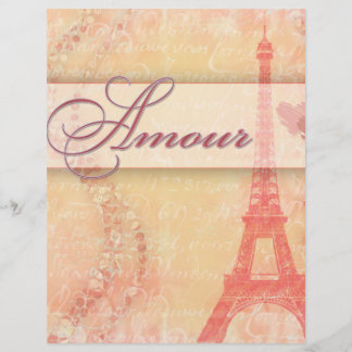 Lámina Amour en París