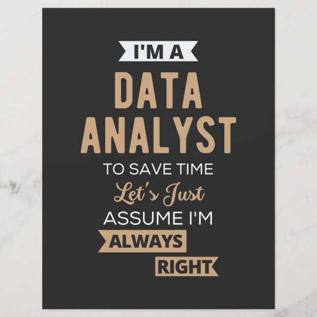 Lámina Analista de datos (Anverso)