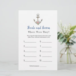 Lámina Anchor "¿Dónde estaban?"