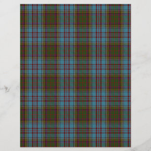 Lámina Anderson Clan Family Tartan