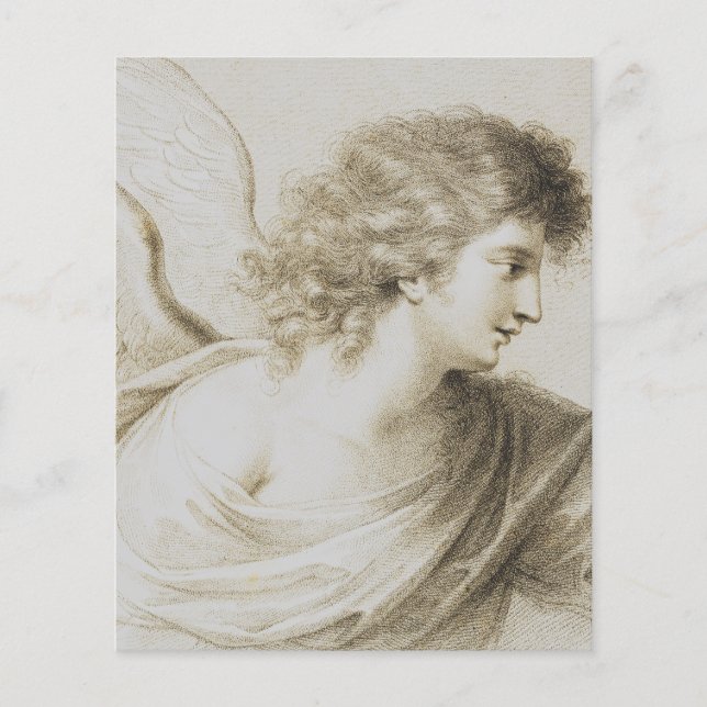 Lámina ángel cristiano de Francesco Bartolozzi (Anverso)
