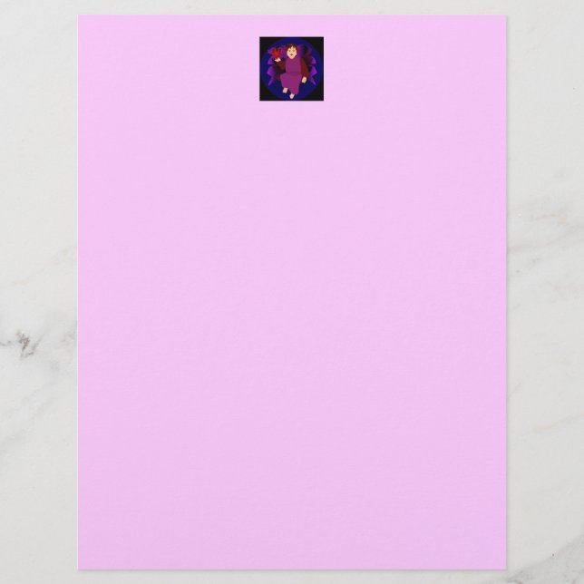 Lámina Ángel de corazones (Anverso)