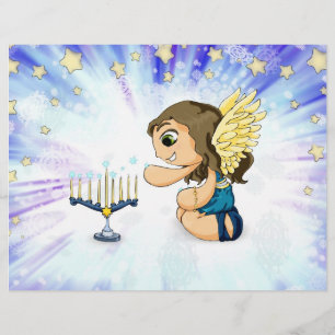 Lámina Ángel de Menorah
