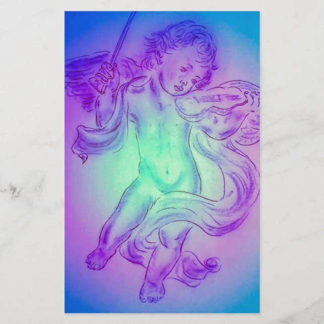 Lámina Ángel las navidades Joviales (Anverso)