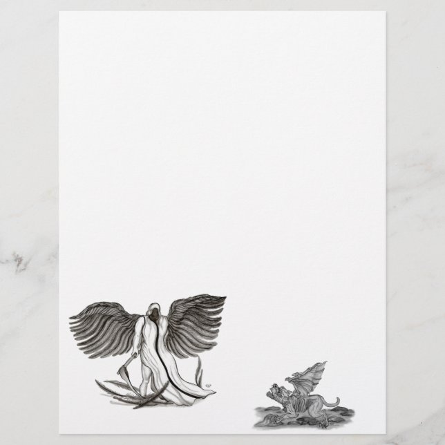 Lámina Angel Uriel (Anverso)