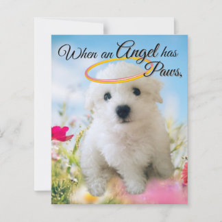 Lámina Angelito cachorro 