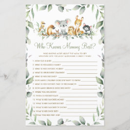 Lámina Animales australianos Koala que conoce a mi mamá c