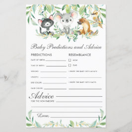 Lámina Animales australianos predicciones y consejos para