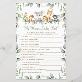 Lámina Animales australianos verdes que conocen mejor a p