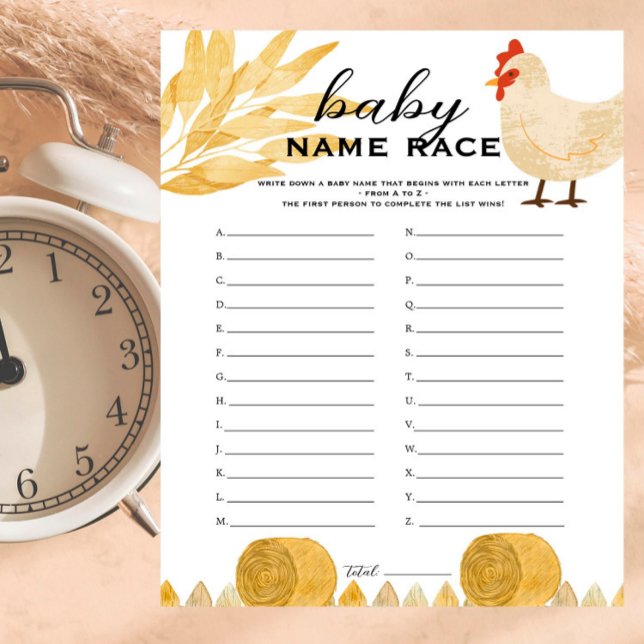 Lámina Animales Barnyard - Juego de Raza de Nombre de Bab (Subido por el creador)