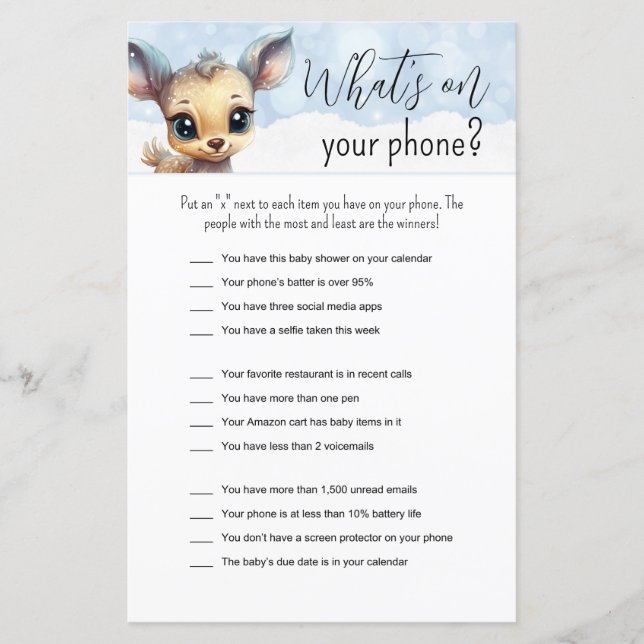 Lámina Animales de invierno beben frío fuera de los juego (Anverso)