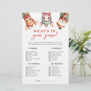 Lámina Animales de Woodland Invierno ¿Qué hay en tu juego