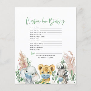 Lámina Animales enmascarados deseos neutros de género par