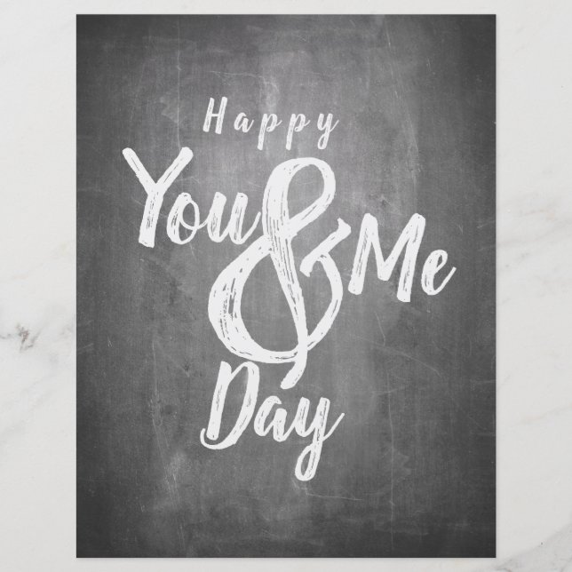 Lámina Aniversario de los saludos en la pizarra (Anverso)