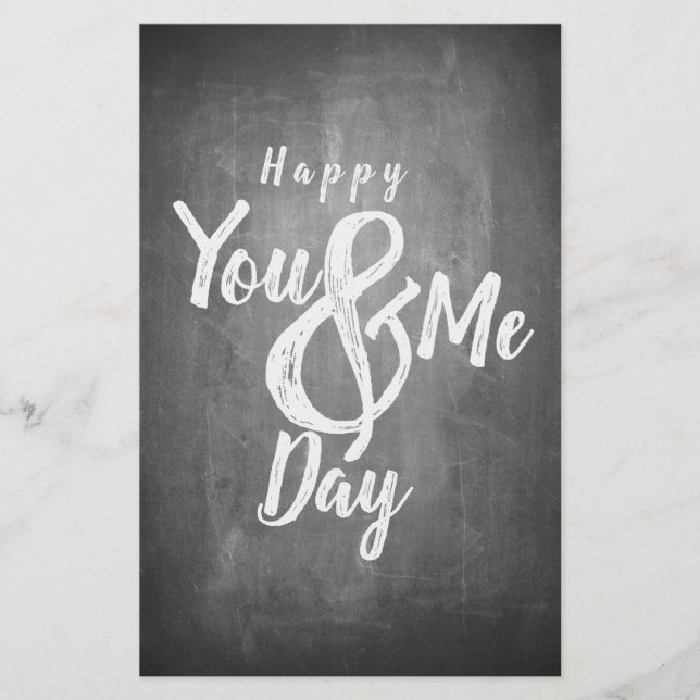 Lámina Aniversario de los saludos en la pizarra (Anverso)