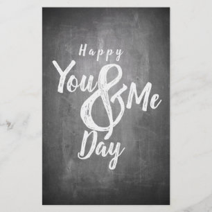 Lámina Aniversario de los saludos en la pizarra