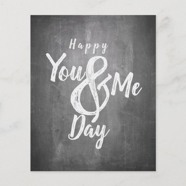 Lámina Aniversario de los saludos en la pizarra (Anverso)