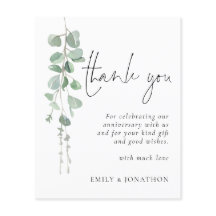 Aniversario del Eucalyptus Moderno del Presupuesto