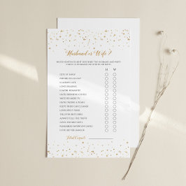 Lámina Anniversary Game Husband or Wife - GAC37c