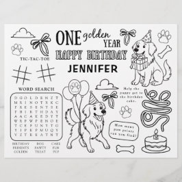 Lámina Año dorado Alfombrilla de actividad para perros Re