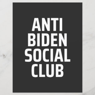 Lámina Anti Biden Social Club