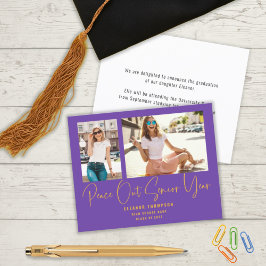 Lámina Anuncio de Grad Purple 2 foto de Budget Peace Out 