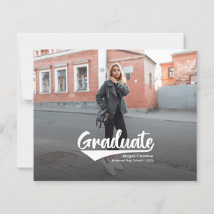 Lámina Anuncio de graduación 2024 con foto moderna