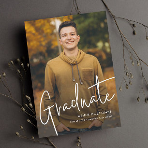 Lámina Anuncio de graduación con 2 fotos presupuesto