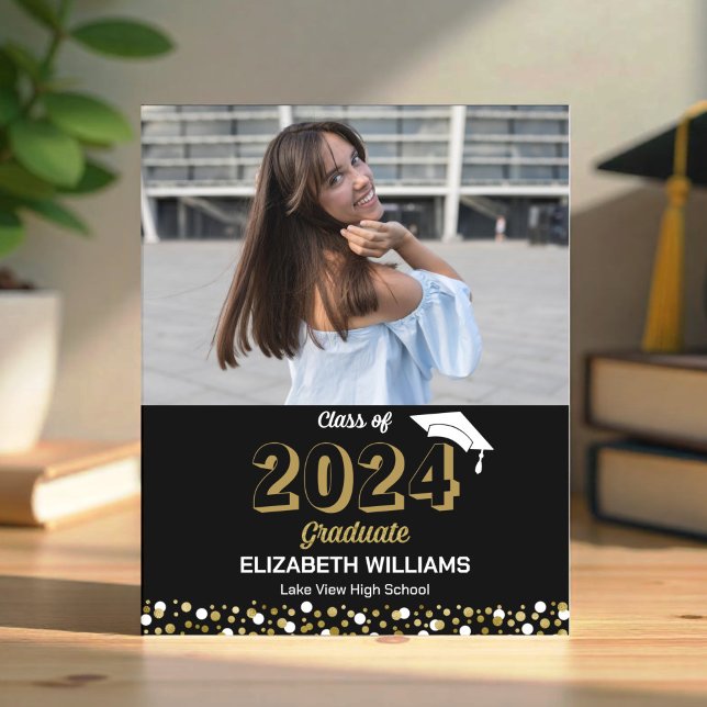 Lámina Anuncio de graduación con foto y guión de Presupue (Subido por el creador)