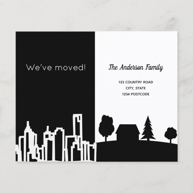 Lámina Anuncio de movimiento del país de la ciudad blanca (Anverso)