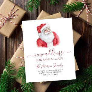 Lámina Anuncio de mudanza para las vacaciones de Navidad 
