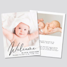 Anuncio de nacimiento de guión gráfico de presupue