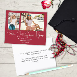 Lámina Anuncio rojo de la nota 2 de foto de Budget Peace 