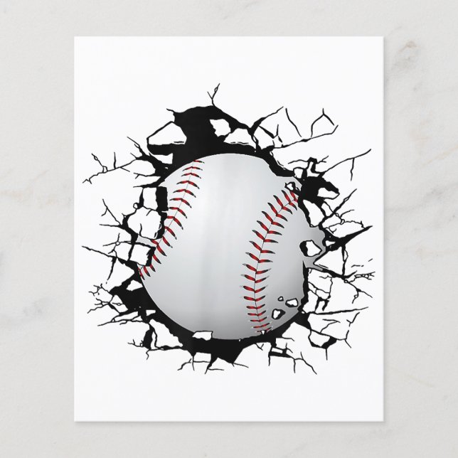 Lámina Aparato de béisbol - Béisbol (Anverso)