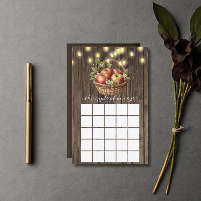 Lámina Apple De Nuestro Juego De Baby Shower Floral De Oj (Subido por el creador)