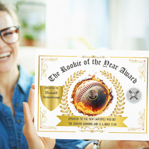 Lámina Apreciación divertida de los empleados - Rookie de