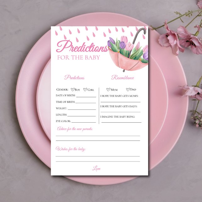 Lámina april duerme juego de predicciones de Baby Shower (Subido por el creador)