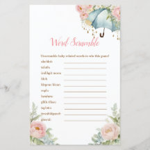 April Shower Wrella Word Scramble Games