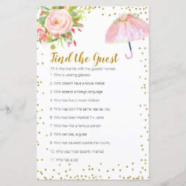 Lámina April Showers Bring May Flower Encuentra el juego 