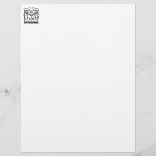 Lámina Apron masónico (Anverso)