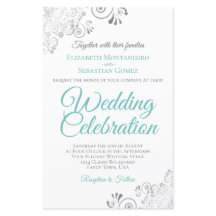 Aqua Cyan sobre la boda del presupuesto blanco inv