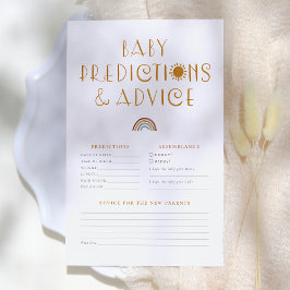 Lámina Aquí Vienen Las Predicciones Y Consejos Del Bebé S