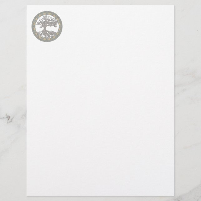 Lámina Árbol celta de la vida (Anverso)