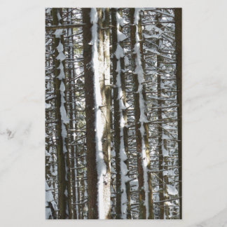 Lámina Árbol de flores de nieve